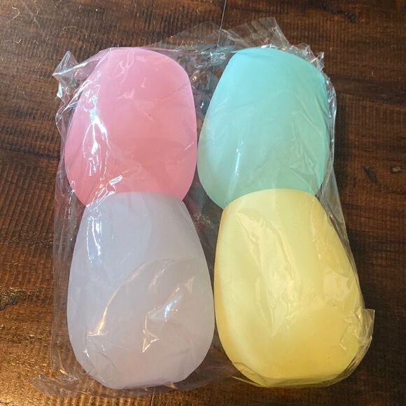 4 pack Pool Side Rubber Wine Tumbler Cup - Picture 1 of 1